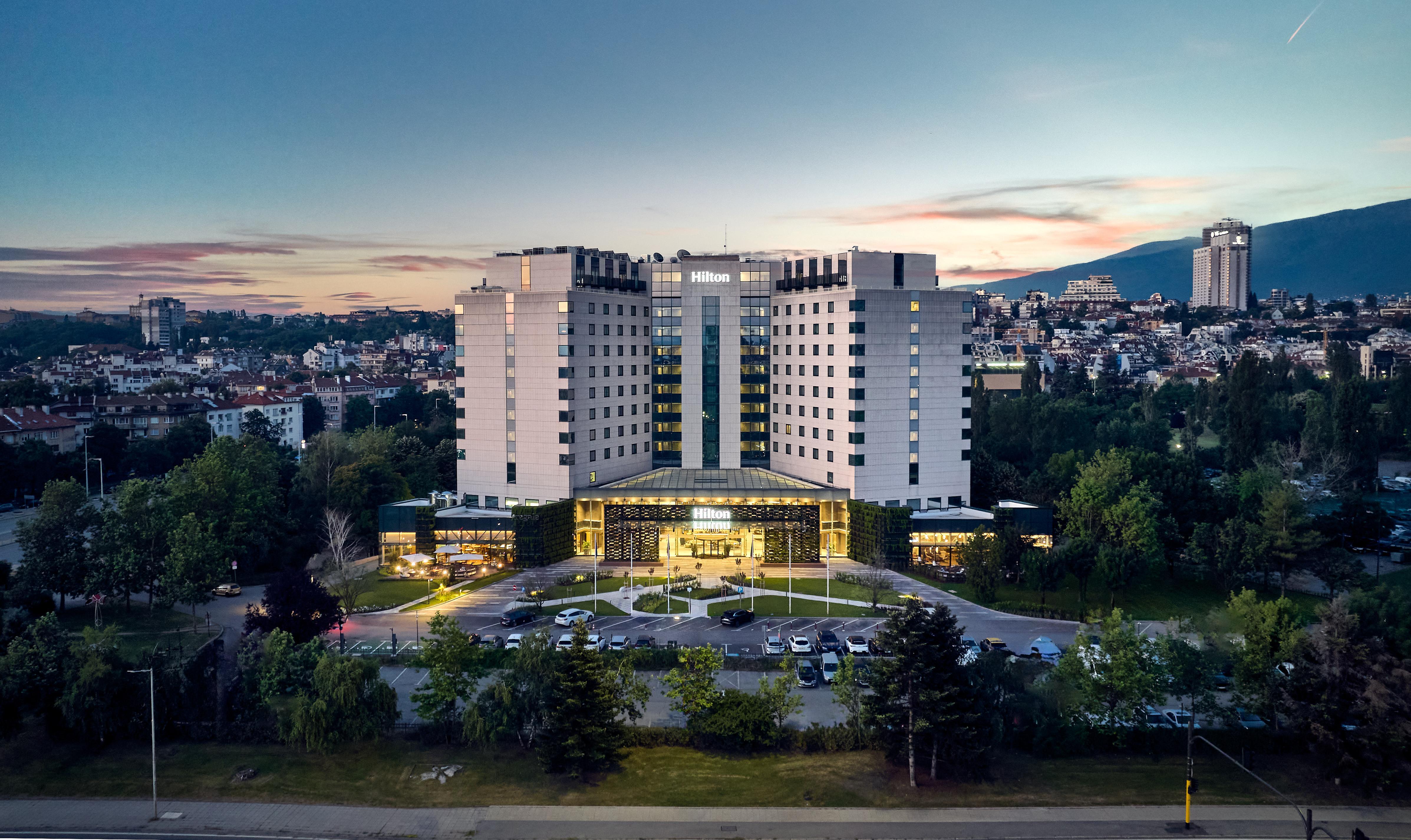 Hilton Sofia Hotel Exterior foto
